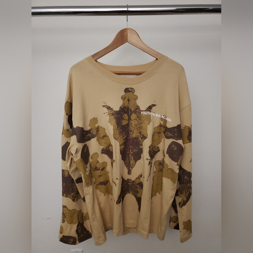 Youths In Balaclava Rorshach Tan Longsleeve
